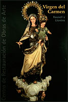 Escultura de la Virgen del Carmen